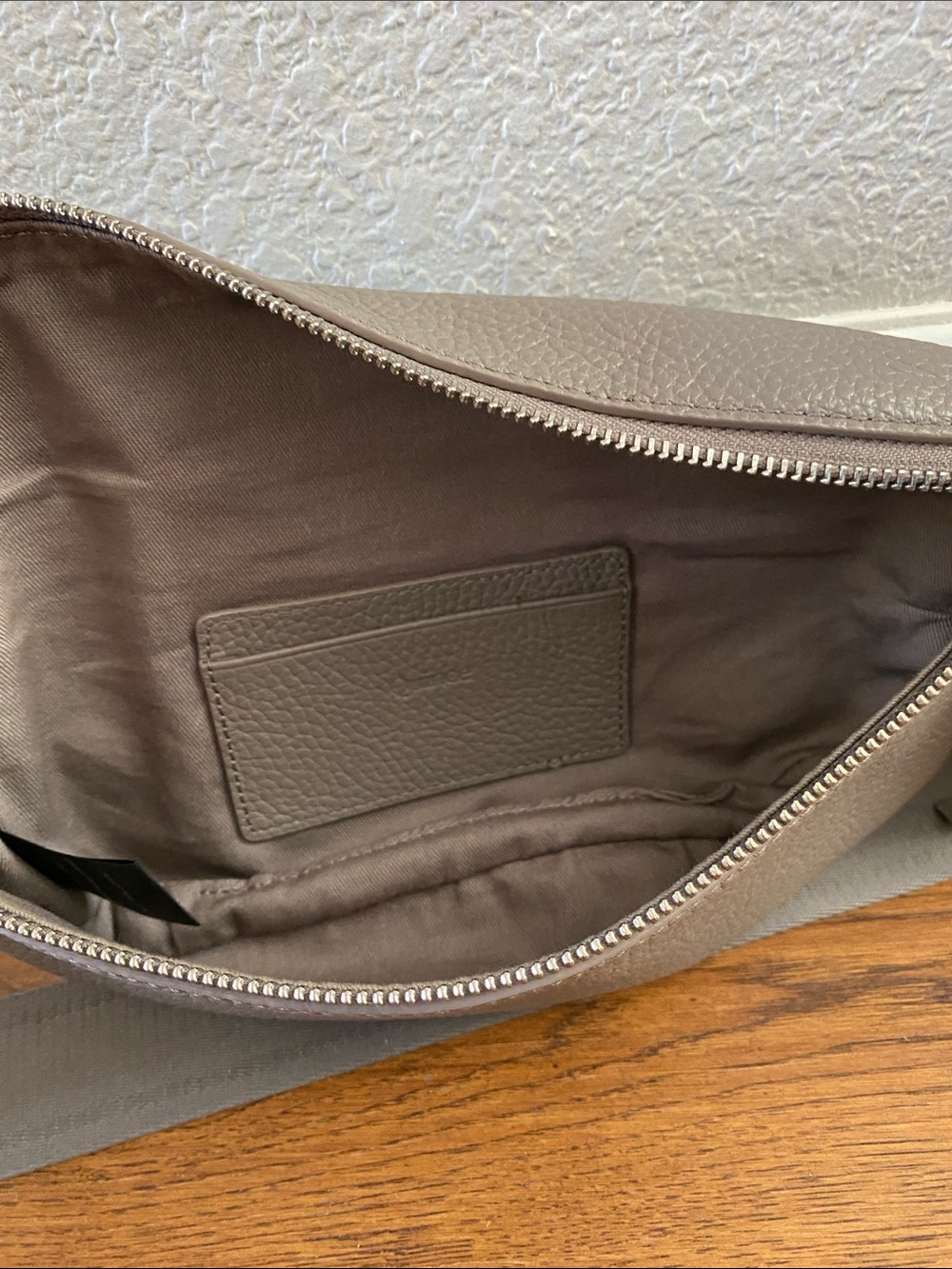 Quince Pebbled Leather Sling Bag - Picture 3 of 4